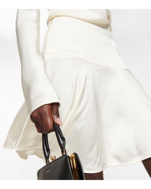 Jil Sander White Minirock