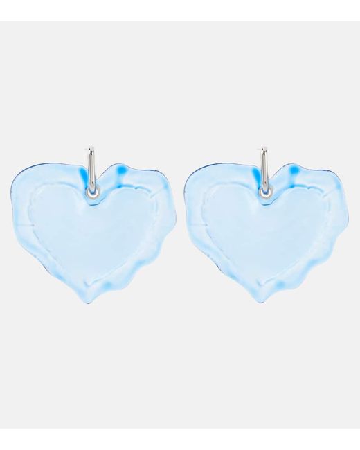 Orecchini Heart di Nina Ricci in Blue