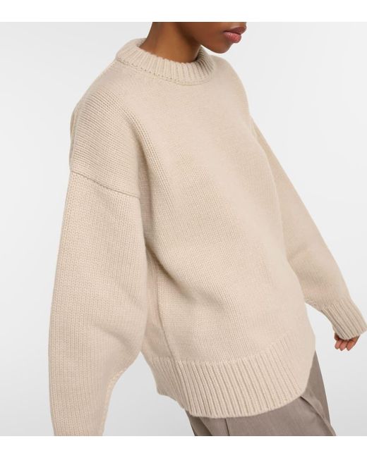 Pullover Ophelia in lana e cashmere di The Row in Natural