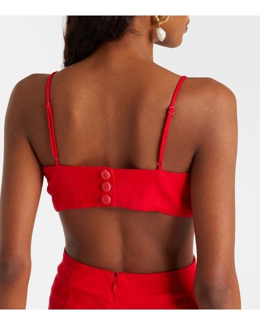 Miniabito Flower di Farm Rio in Red