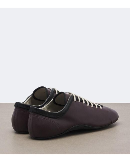 Dries Van Noten Brown Leather Sneakers
