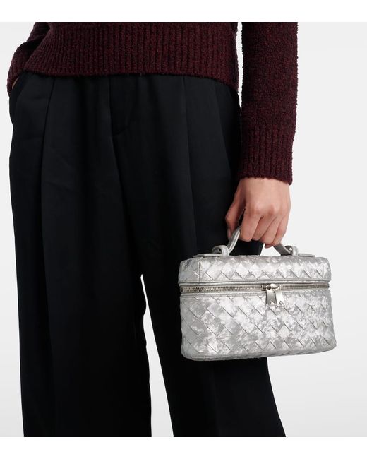 Bottega Veneta Schultertasche Bang Bang Aus Metallic-Leder