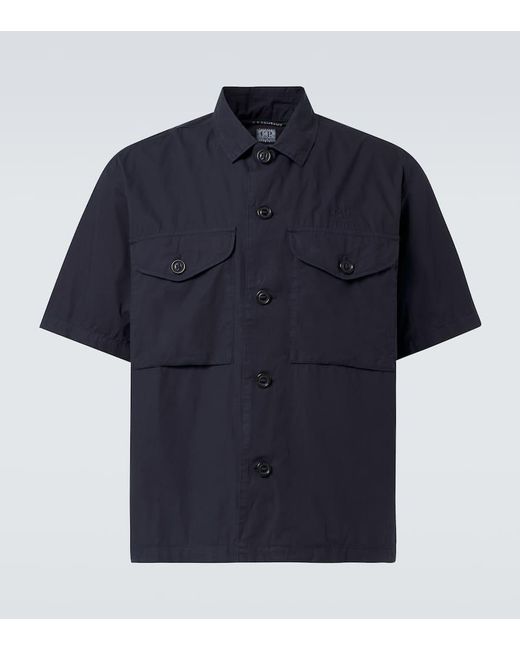 Camisa En Popelin De Algodon C P Company de hombre de color Blue