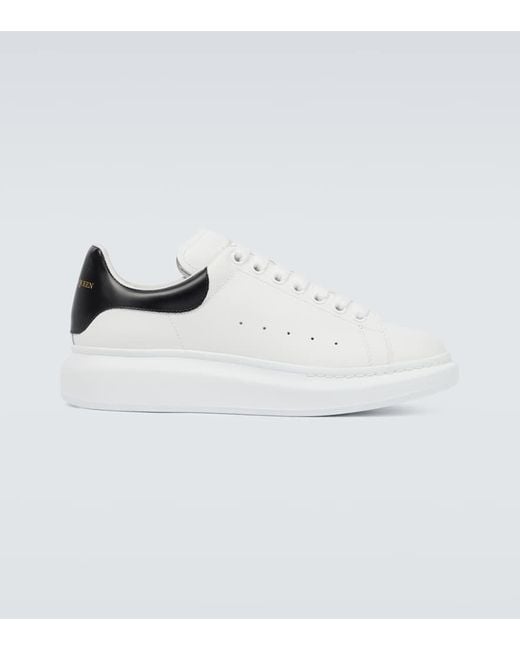 Sneakers in pelle di Alexander McQueen in White da Uomo