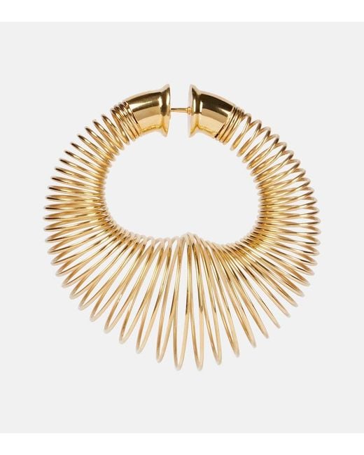 Alaïa Metallic Ohrringe Spiral