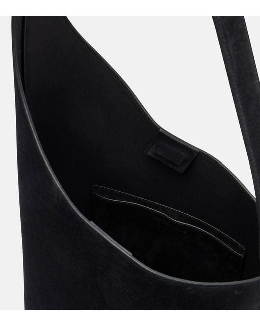Aesther Ekme Black Demi Lune Suede Tote Bag