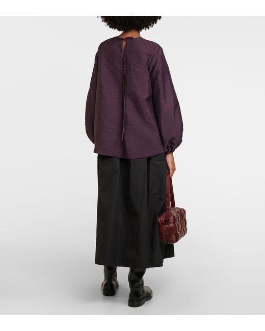Roksanda Blue Printed Silk Blouse