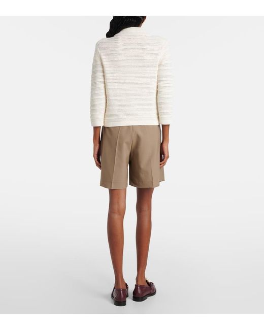 Dorothee Schumacher Natural Cardigan Precise Pointelle