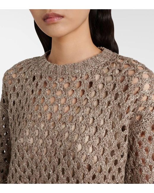 Brunello Cucinelli Brown Pullover