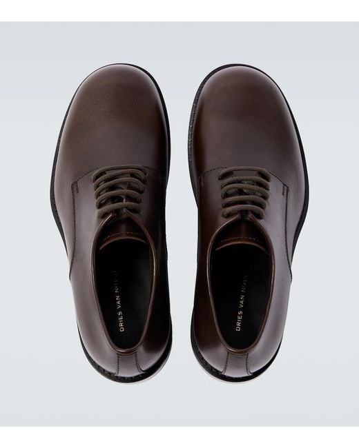 Stringate di Dries Van Noten in Brown da Uomo