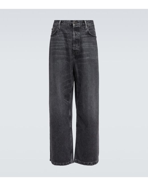 Acne Studios 1989 Mid-rise Wide-leg Jeans in Gray for Men | Lyst