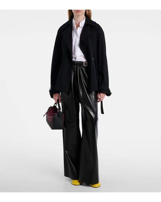 Loewe Black Tote Bas Puzzle Square Small Aus Leder