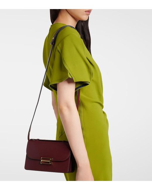 Victoria Beckham Red Schultertasche Dorian Mini Aus Leder