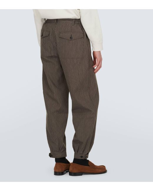 Pantalon ample Carrol en laine et lin Visvim pour homme en coloris Gray