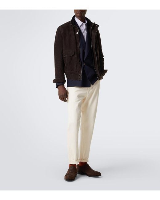 Church's Brown Consul R 2.0 Suede Oxford Shoes for men