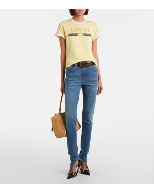 Gucci Natural Paparazzo Medium Suede Top-Handle Bag