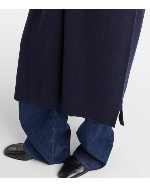 Extreme Cashmere Blue N°61 Koto Cashmere-blend Cardigan