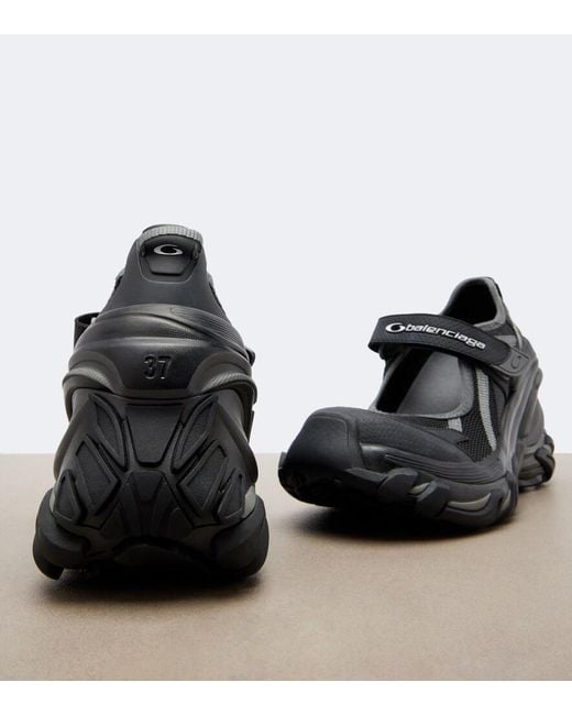 Balenciaga Black Hydra Wedge Sneakers