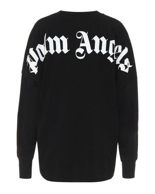palm angels black sweatshirt