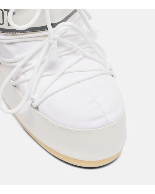 Moon Boot White Schneestiefel Icon Low