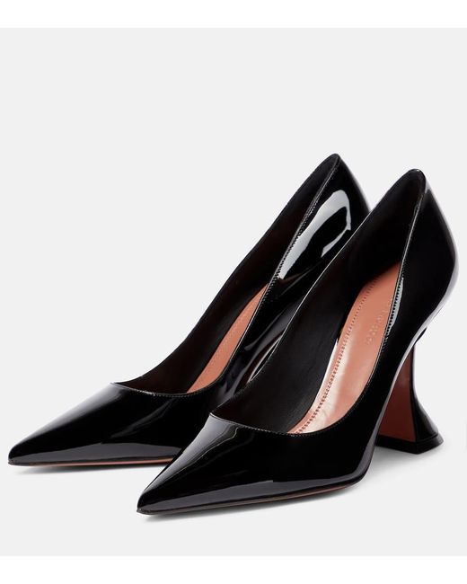 AMINA MUADDI Black Ami Leather Pumps