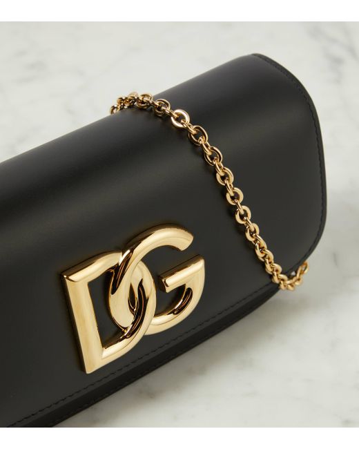 Sac 3.5 Small en cuir Dolce & Gabbana en coloris Black