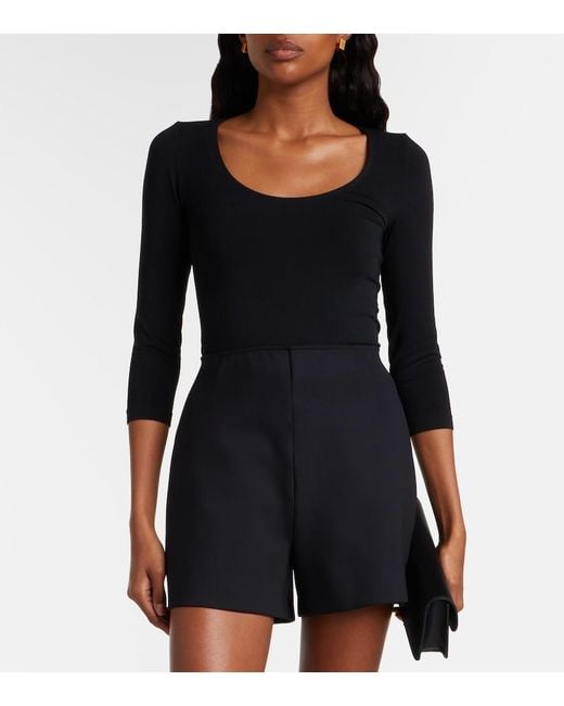 Wolford Black Tokyo Bodysuit