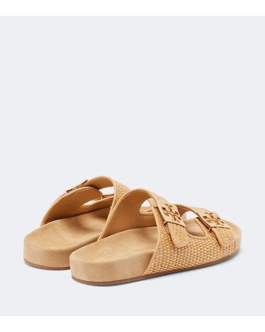 Tory Burch Brown Slides Mellow