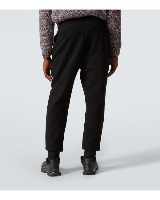 Canada Goose Black Huron Cotton Sweatpants for men