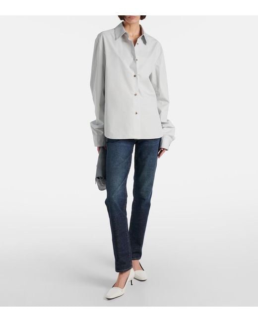 Khaite Blue Viv Straight Jeans