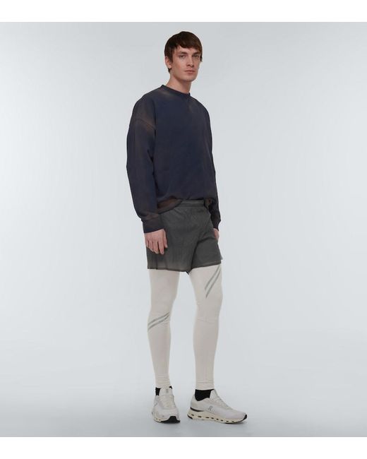 Loewe Gray Logo Leggings for men