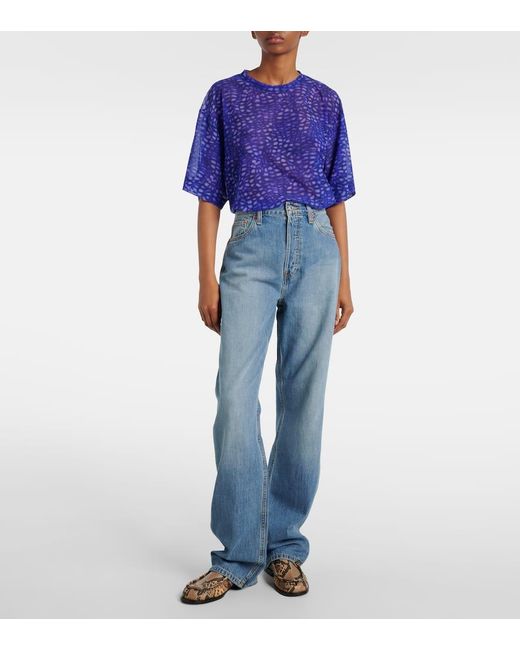 Jeans Regular 90S A Vita Alta di Re/done in Blue