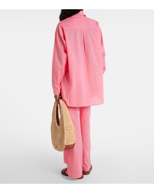 Camisa Mika de algodon JADE Swim de color Pink