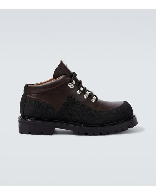 Our Legacy Black Quest Leather Shoes for men