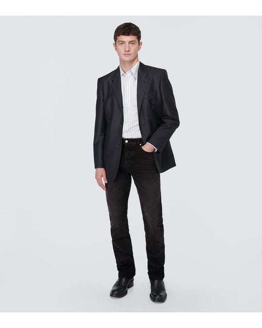 Jeans Regular Stack di Amiri in Black da Uomo
