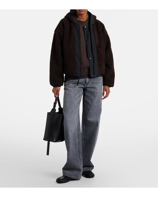 Canada Goose Black Alberni Reversible Teddy Jacket