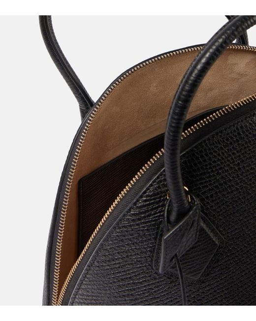 Alaïa Black Dome 32 Leather Tote Bag