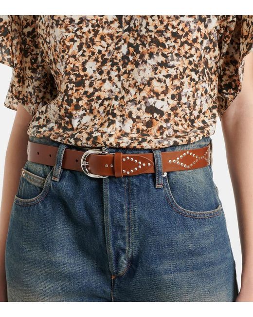 Isabel Marant Brown Liliana Leather Belt