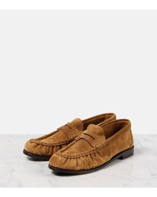 Saint Laurent Brown Loafers