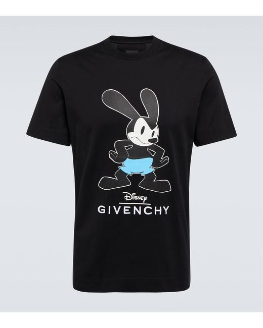 Givenchy X Disney® Printed Cotton T-shirt in Black for Men | Lyst
