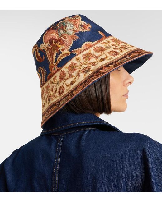 Cappello A Secchiello Reversibile di Zimmermann in Blue