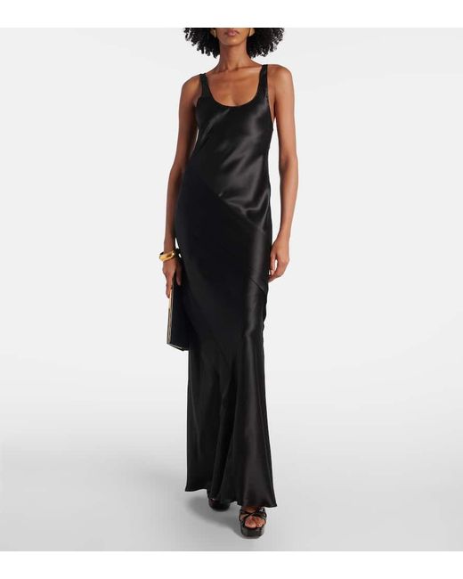 Sandalias Con Plataforma Debbie 85 De Charol Saint Laurent de color Red