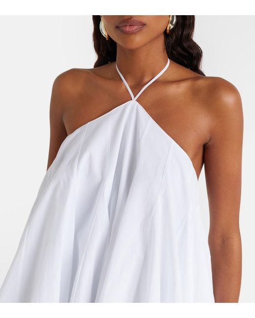 Vestido Mini Triangle Jacquemus de color White
