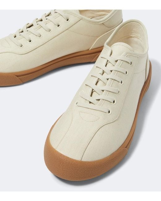 The Row White Canvas Sneakers for men