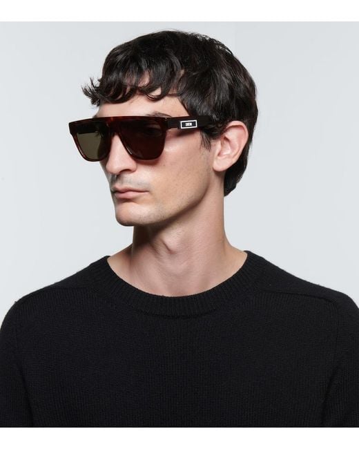 Dior Brown Diorb23 S3I Square Sunglasses for men