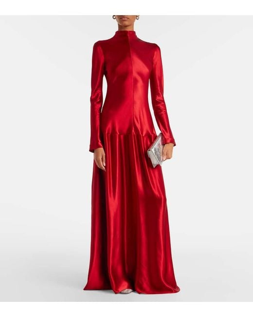 FFORME Red Maxikleid Mila