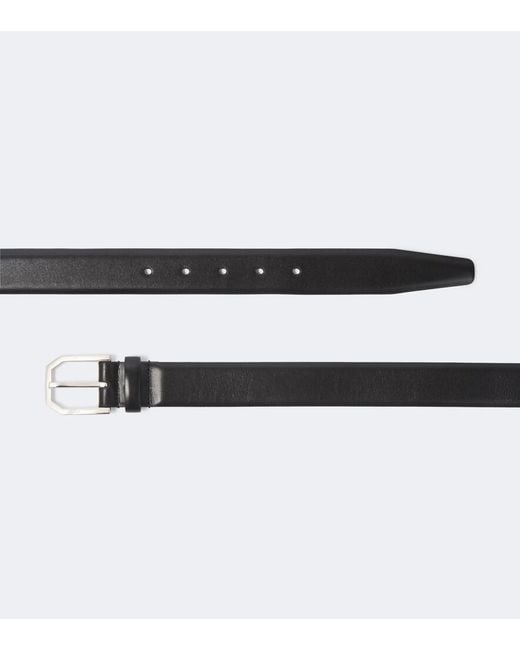 Brioni Black Leather Belt for men