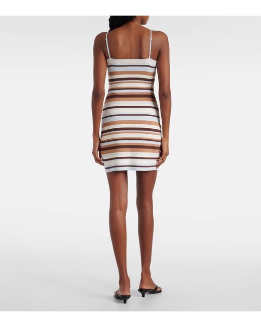 Vestido Corto Citara En Mezcla De Algodon Faithfull The Brand de color White