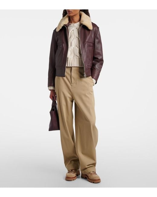 Roger Vivier Brown Viv' Rangers Suede Lace-Up Boots