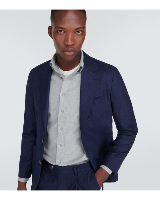 Lardini Gray Cotton Shirt for men
